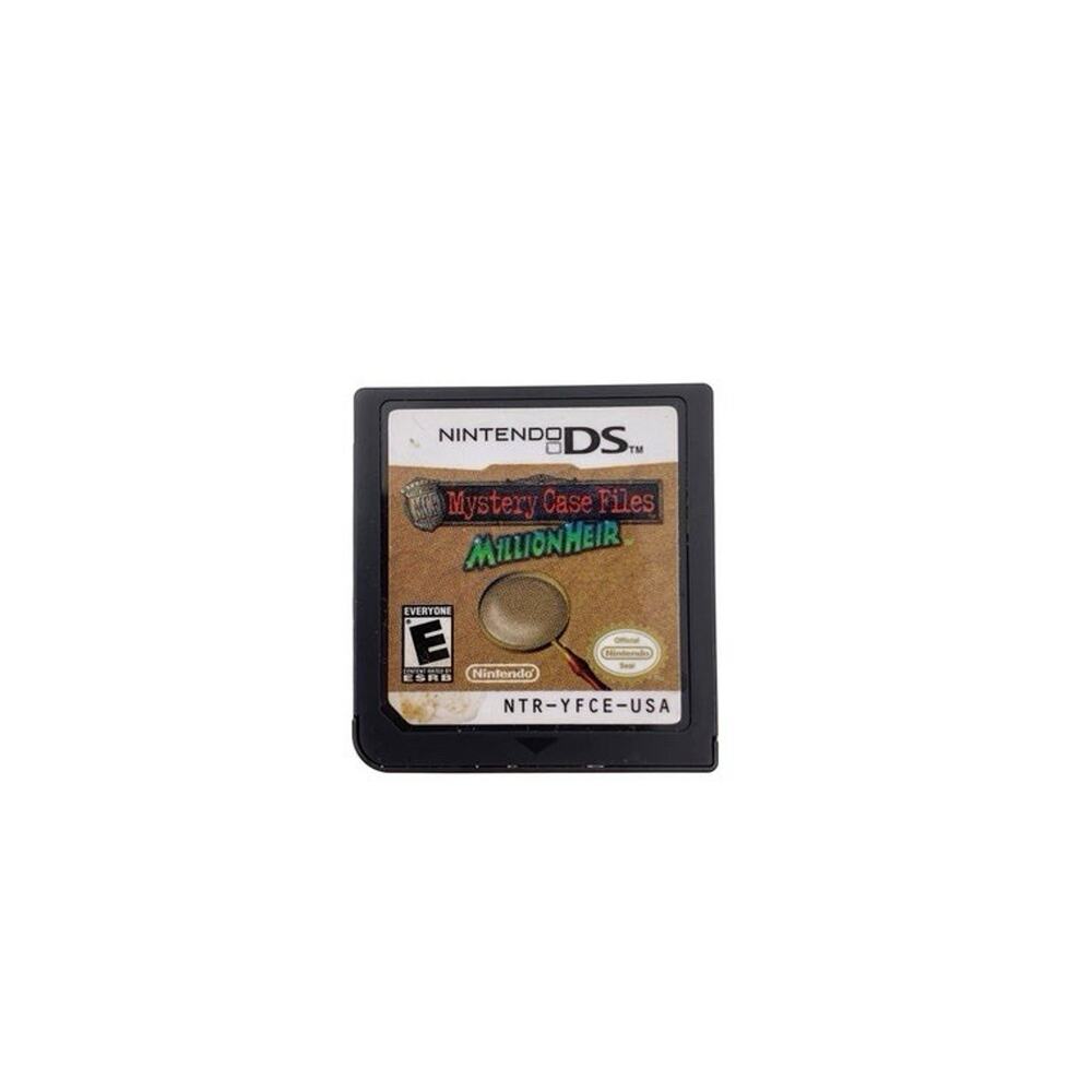 NINTENDO DS GAME 2008 MYSTERY CASE FILES MILLIONHEIR